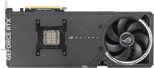 ASUS ROG Astral GeForce RTX 5090 OC 32G GDDR7 Gaming Graphics Card - PCIe 5.0, 2610MHz Boost Clock, 2 x HDMI 2.1b, 3 x DP 2.1b, 4-Fan Design, Axial-Tech Fans, Patented Vapor Chamber - 5