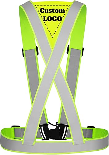 Miniatura 8 de Chaleco de seguridad personalizado correas ligero ajustable de alta visibilidad reflectante chaleco de seguridad construcción exterior