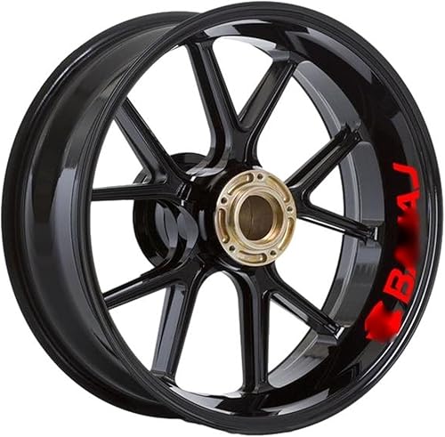 Miniatura 8 de Calcomanías para rueda de motocicleta Bajaj para Dominar 400 para Pulsar 200 calcomanías para ruedas de motocicleta, calcomanías de rayas para borde
