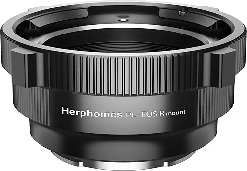Miniatura 3 de PL-EOS R Adaptador de montaje de lente para cámaras PL a Canon EFR: cámaras EOS R, RF, R5, R6, R7, etc., con dos soportes de cobre, una tapa trasera