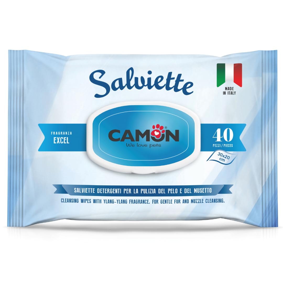 Camon Salviette per Cani Excel 40pz