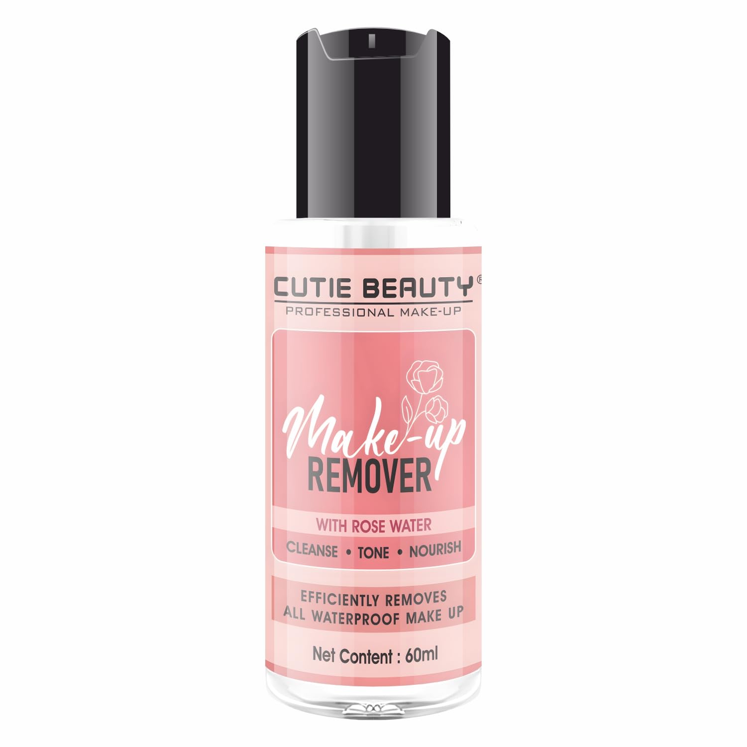 Cutie Beauty Makeup Remover Spray | Waterproof Makeup Remover with Rose Water, Vitamin E & Olive Oil | Skin Toning & Moisturizing | 60ml-image-31
