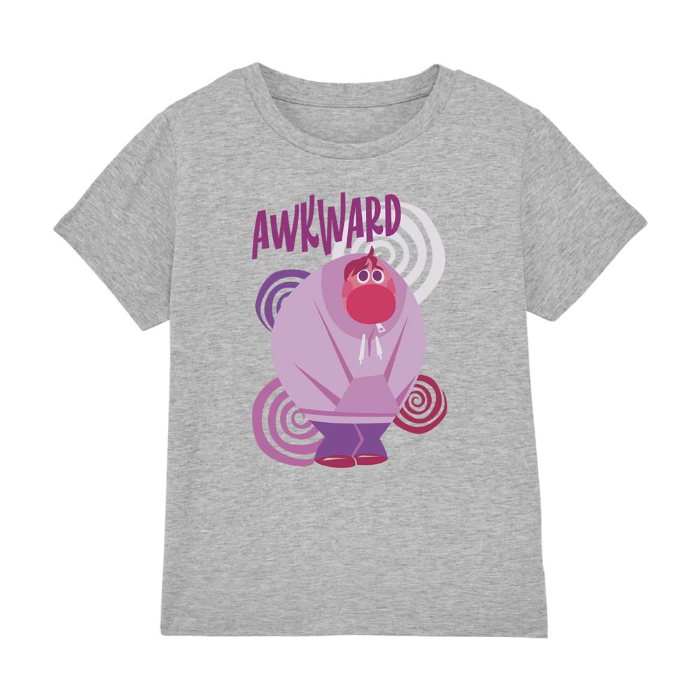 Inside Out 2 Embarrassment Unisex Kids T Shirt, Athletic Heather, 12-13 Years