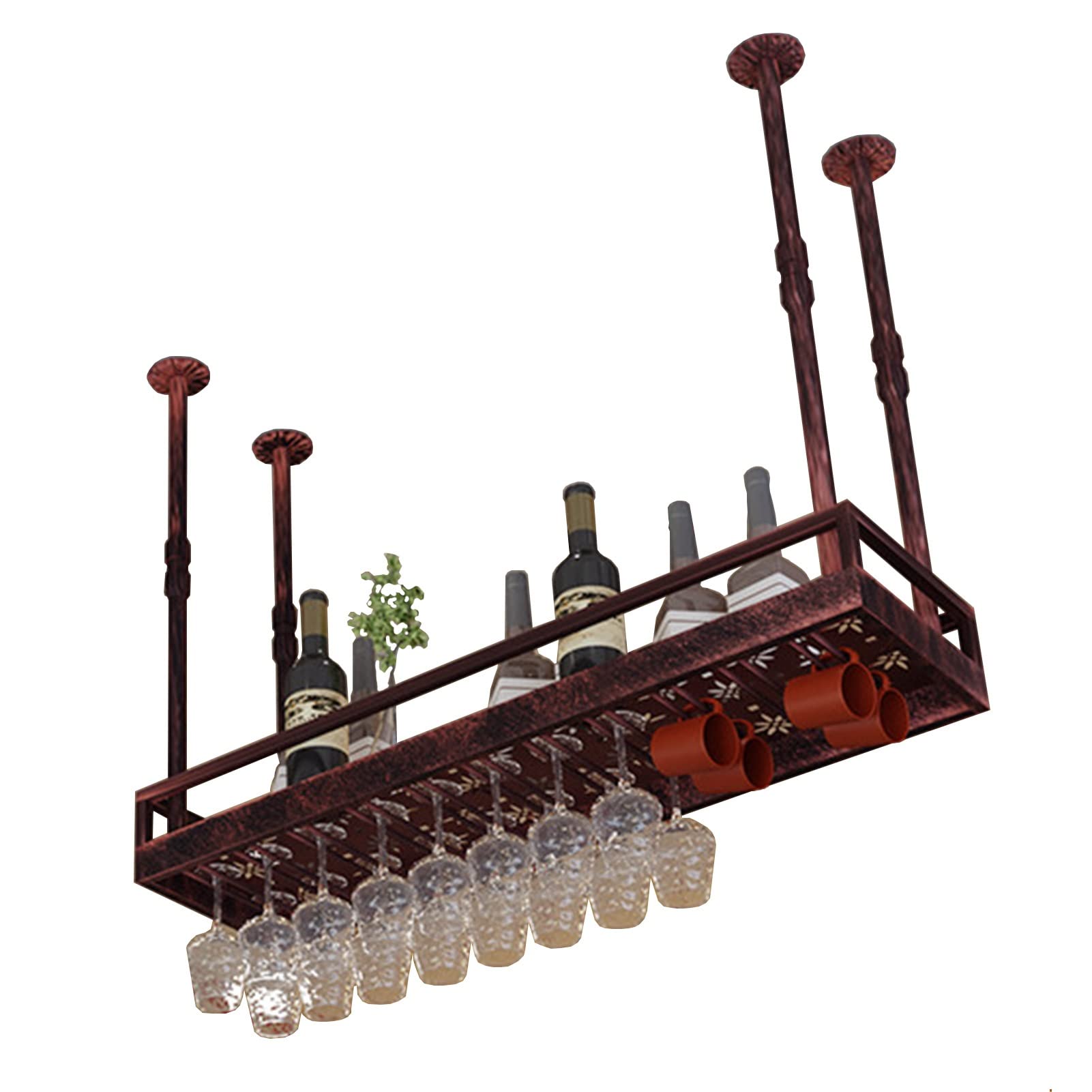 Porte-bouteille de vin mural pour sublimer vos soirées entre amis au salon