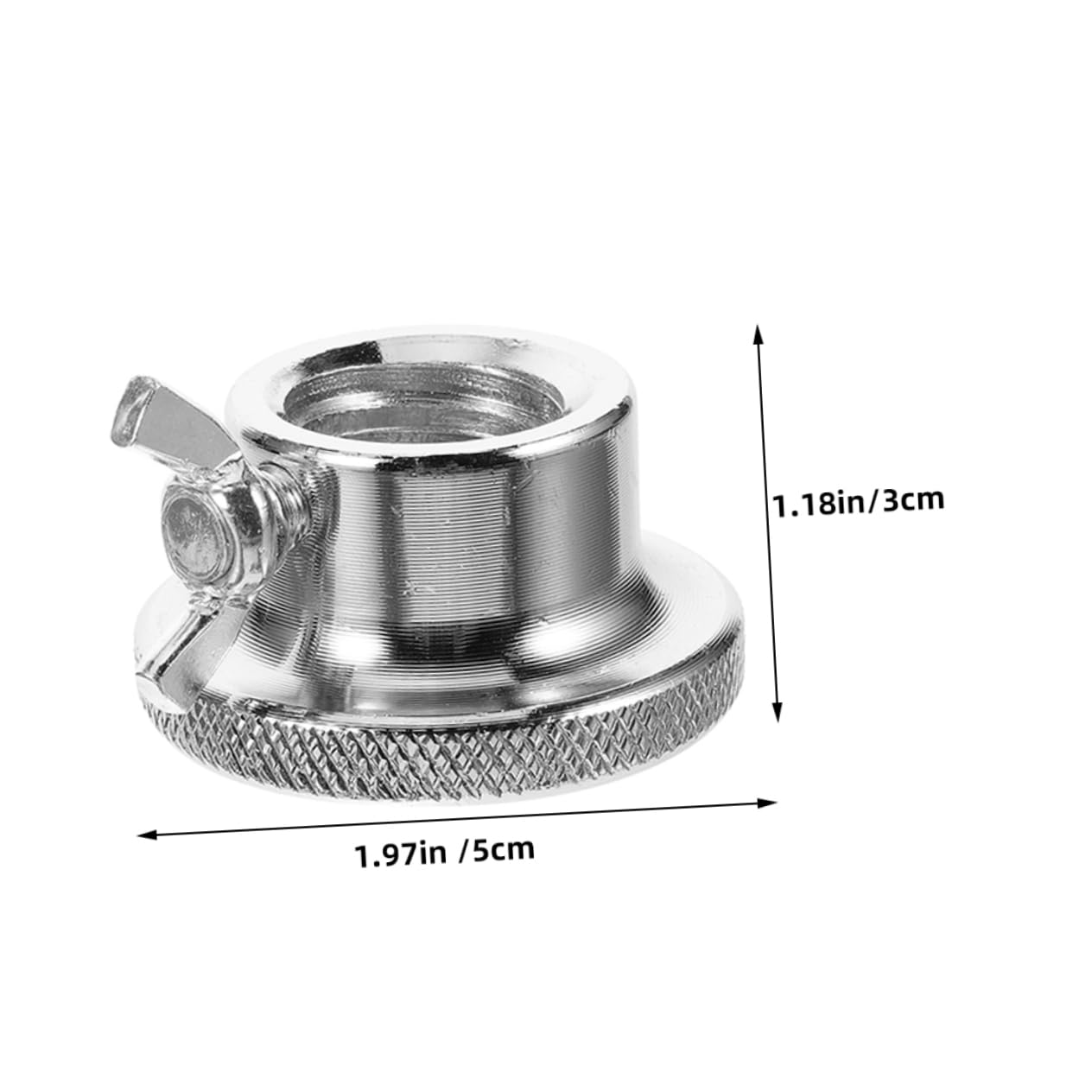 Kisangel 6pcs Barbell Lock Collars Durable Cast Iron Nuts for Dumbbell and Barbell Easy Install Slip Design for Secure Weight Lifting