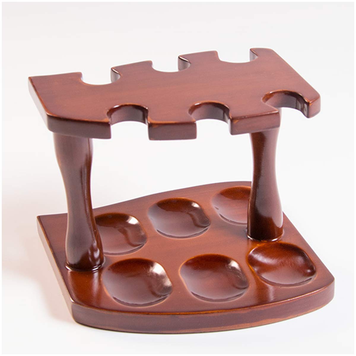 Soporte for pipas de tabaco, expositor sobremesa for 6, ideal for oficinas, familias y hoteles