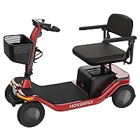 Vista 12 de Hoverfly Scooter de Movilidad T4 para Personas Mayores, Alcance Máximo de 12.4 Millas y 3.7 mph, Asiento de 3 Posiciones y Rueda Trasera