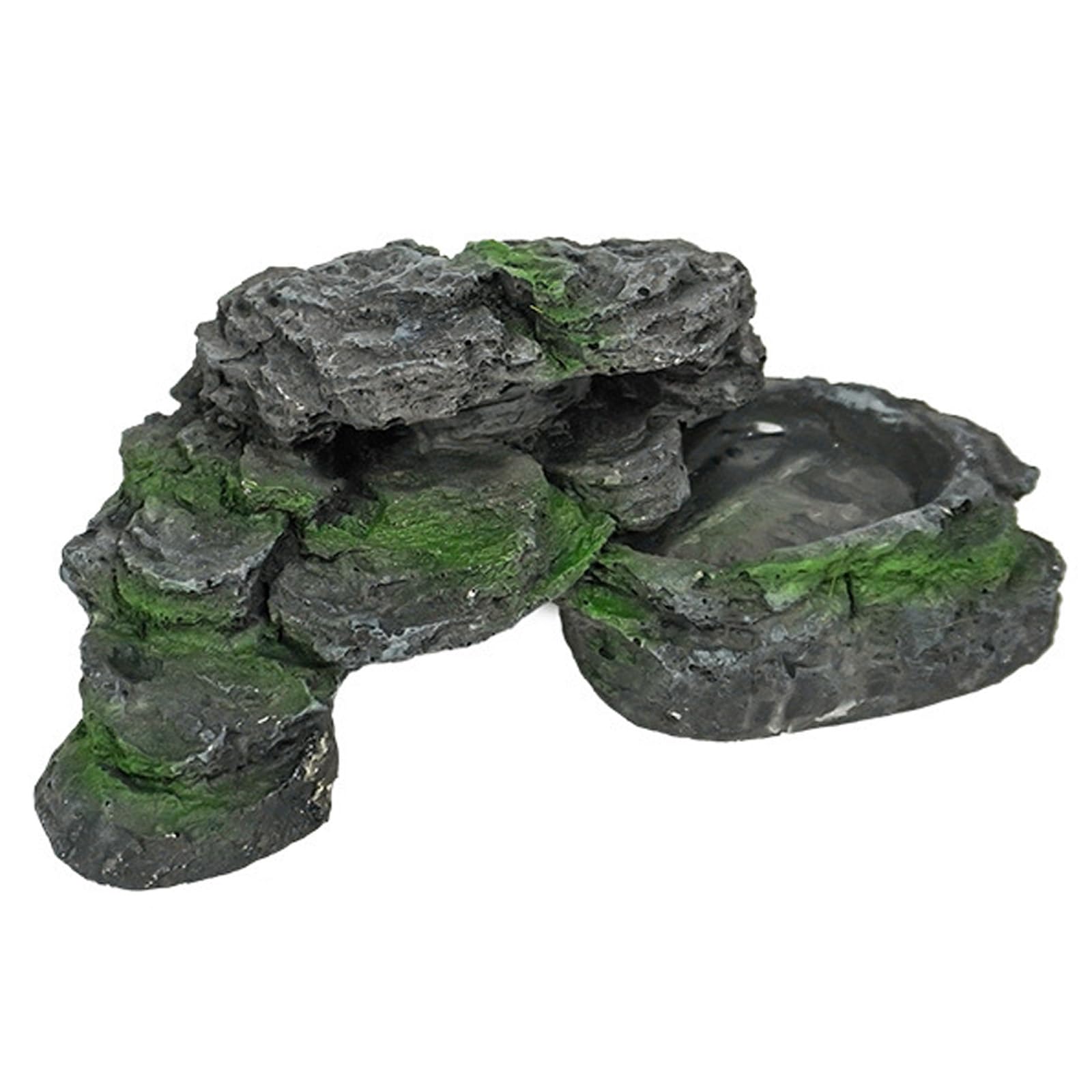 Cave House for Reptiles, Terrariums Basking Platform, G