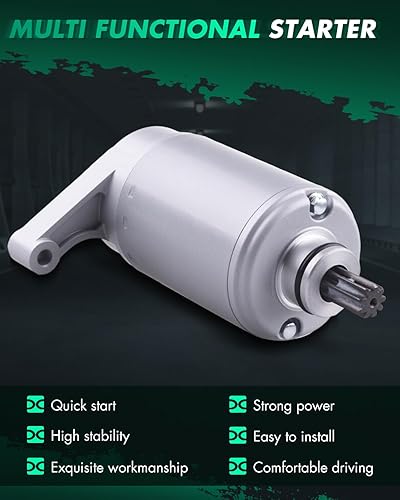 Miniatura 2 de SCITOO Motor de arranque para Yamaha Big Bear 350 2WD YFM350U 1996-1998 48cc