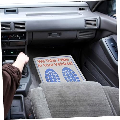 Vista 3 de Alfombrillas de piso para automóviles, 80 hojas de papel, fundas desechables antideslizantes de ajuste universal