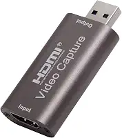 Placa de Captura Rullz Portatil, HDMI USB 3.0 de Alta Velocidade, Transmissão 1080p 60FPS, ou 4K 30FPS, Para gravação ou transmissão ao vivo