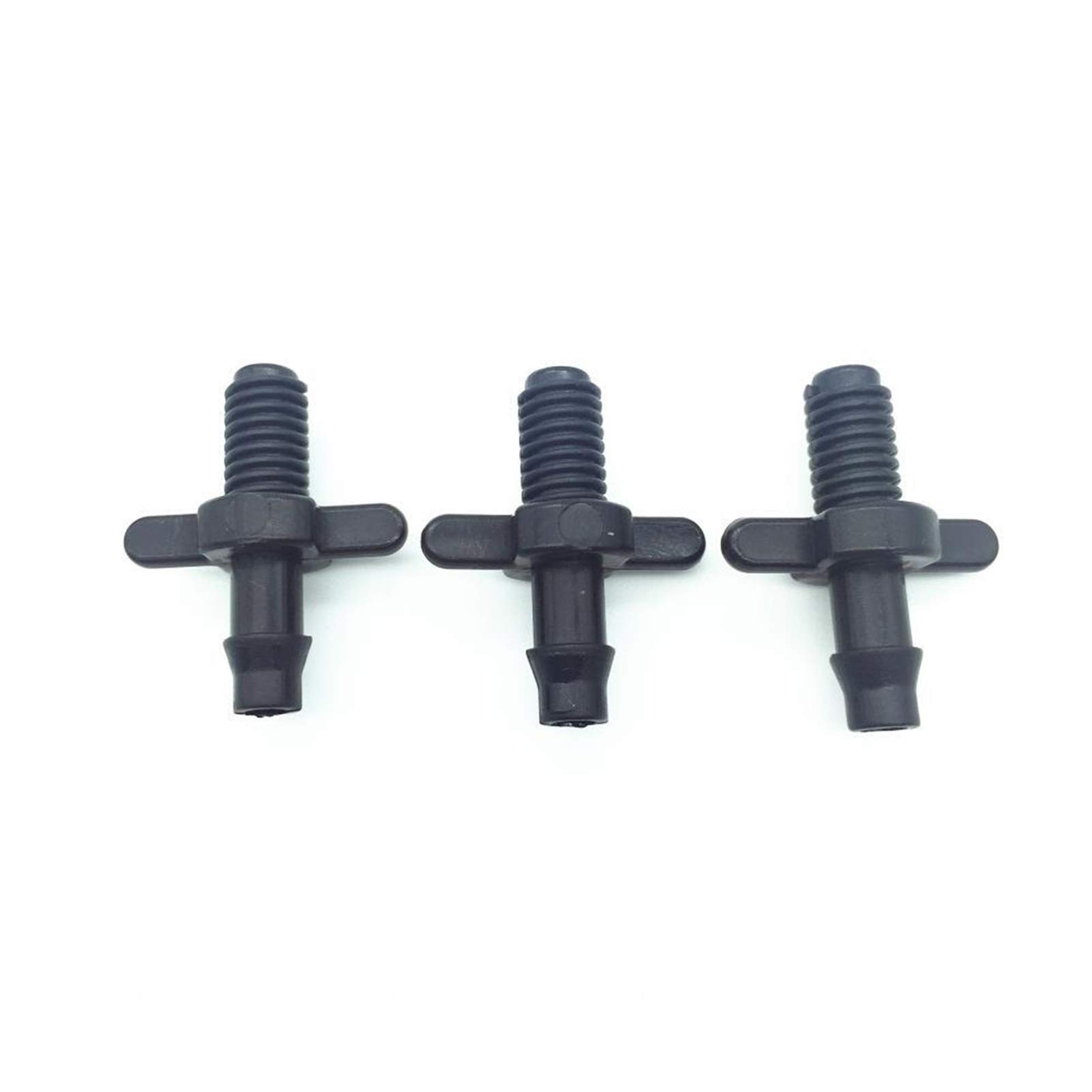 Schlauchverbinder 400 Stück Shunt-Barb-Anschlussschnittstelle, Gewinde-PVC-Rohradapter, Serie for Gartenpflanzen-Bewässerungssystem, 4/7 mm Schlauchanschluss