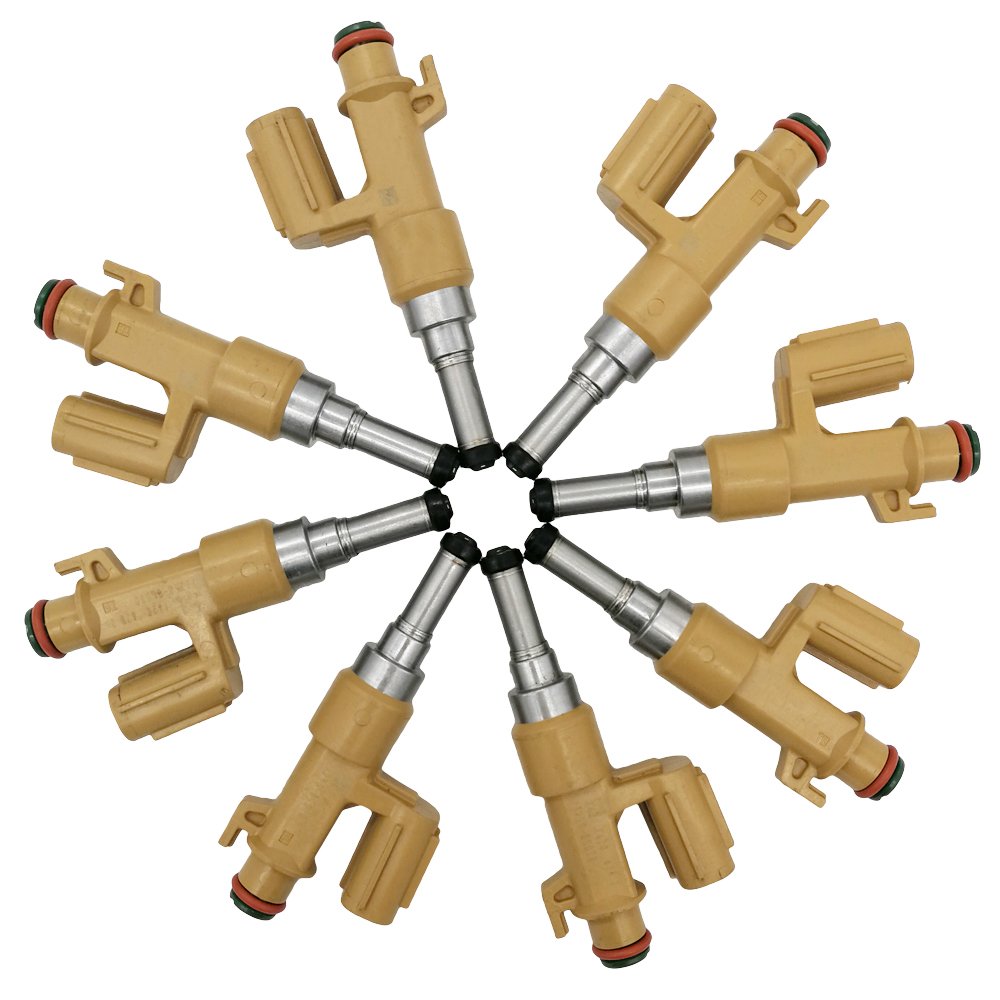 8Pcs FJ1054 23250-0S020 Fuel Injectors 12 Holes Nozzle Engine for Lexus GX460 4.6L LX570 5.7L, Toyota Land Cruiser 5.7L Sequoia Tundra 4.6L 5.7L 232500S020, 842-12349, 58162N