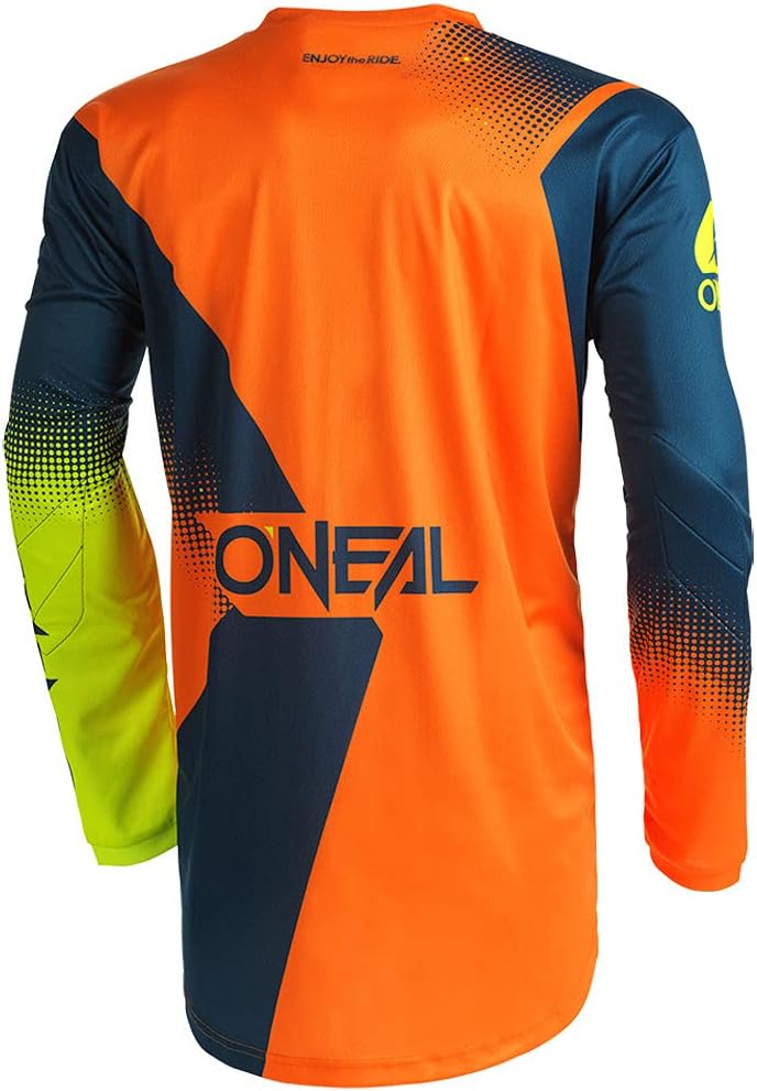 O'Neal Element Blue/Orange/Neon Men (W36/X-Large) Powersports Protective Jersey Pants riding bundle motocross off-road dirt bike combo : Automotive