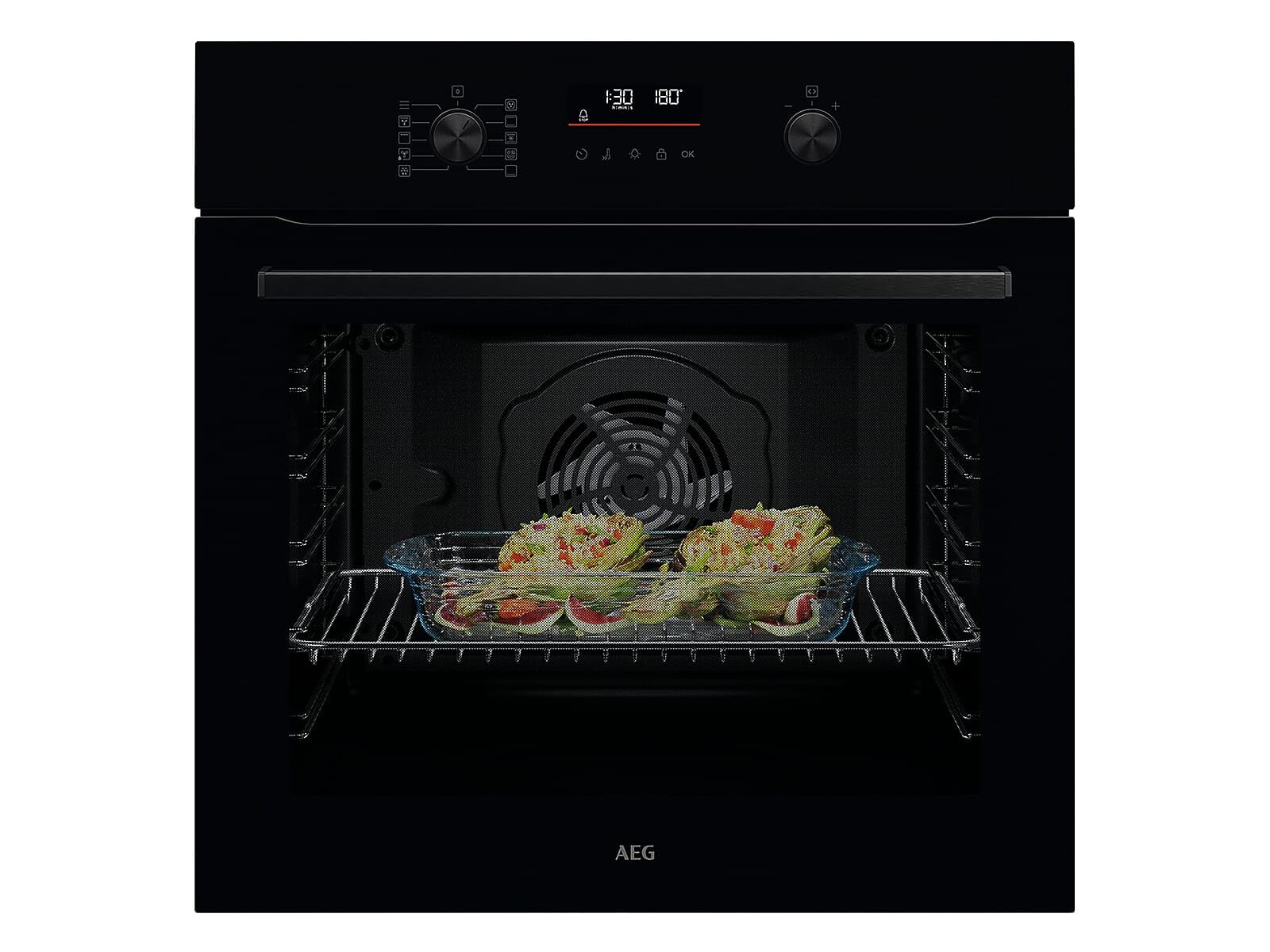 AEG NBU5P40SK SurroundCook® Pyrolyse Backofen Schwarz