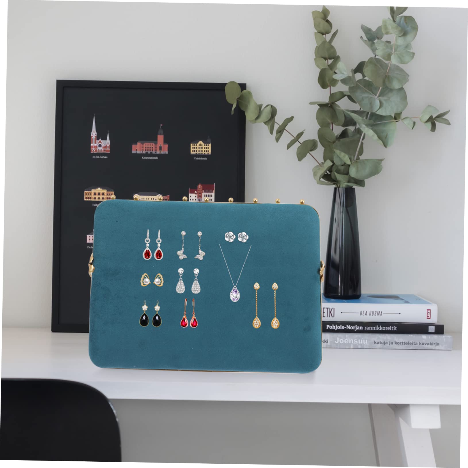 Nordic Style Per e Collane Velour Organizzatore Scrivania Display Per Accessori Design e Per Appassionati