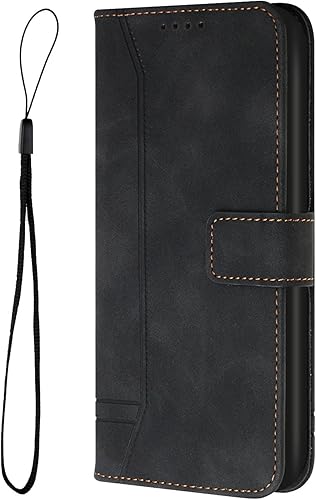 Miniatura 2 de IMEIKONST Funda compatible con Xiaomi 12T12T Pro funda de piel sintética de alta calidad funda tipo cartera con función atril incorporada funda con