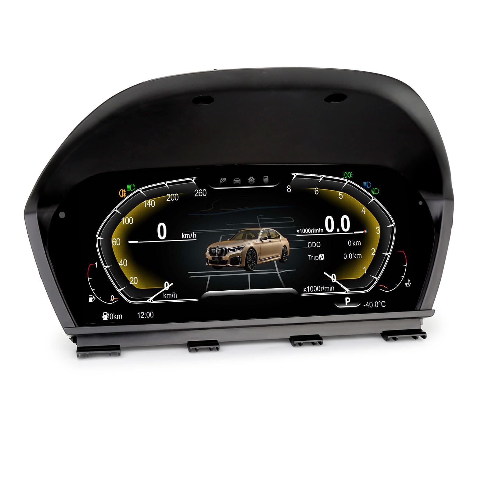 10" Quadro Strumenti Digitale per BMW Serie 1 F20/F50, Serie 2 F22/F45, X1 F48/F49, X2 F39, Cruscotto Display LCD, Supporta Pressione Pneumatici, Temperatura Olio, Instrument Cluster Panel Speedometro