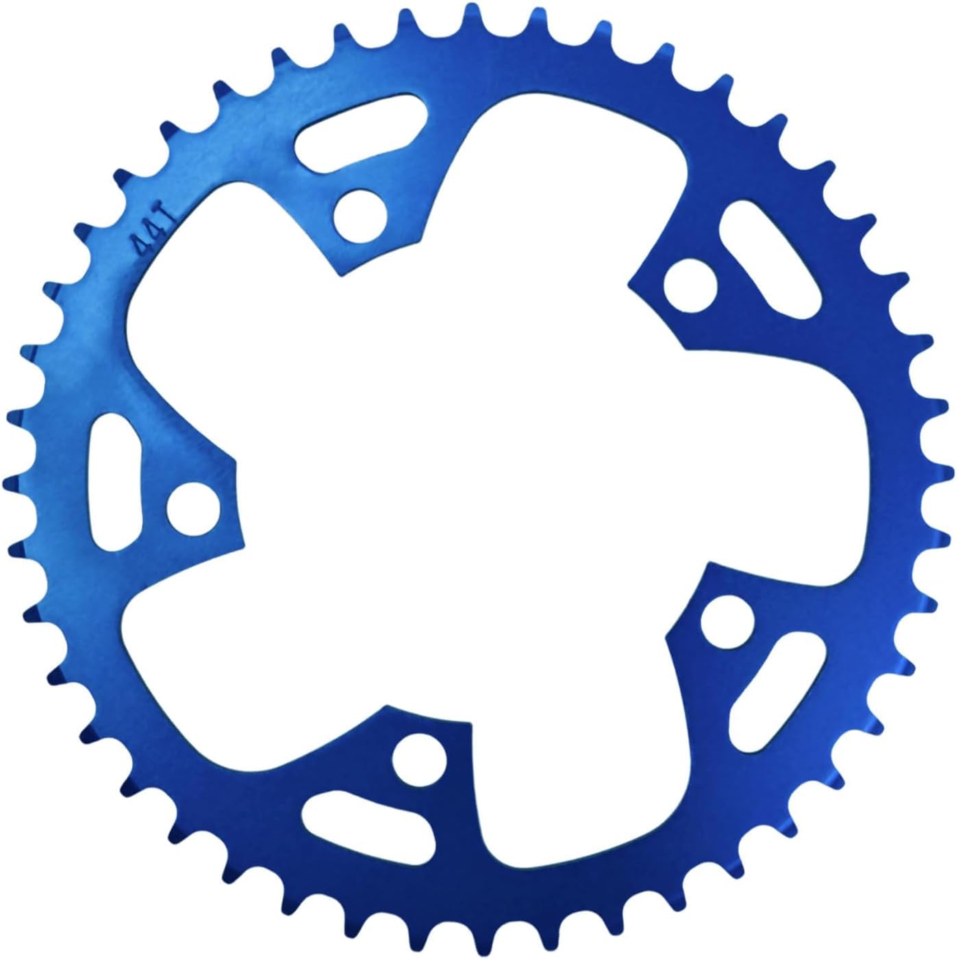 WFS Pulsar Chainring 44T 1/8" 110mm BCD 5 Arm Hole Old School BMX Single Speed Fixie