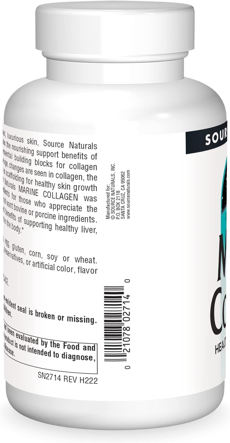Source Naturals Marine Collagen, Healthy Skin Support* - 240 Tablets