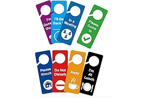 8PCS Double-Sided Door Hanger Signs