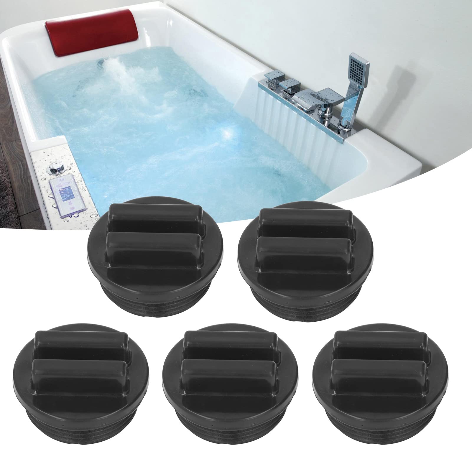 5 Pool Winterstopfen 1,5 Zoll - Für Pool & Whirlpool