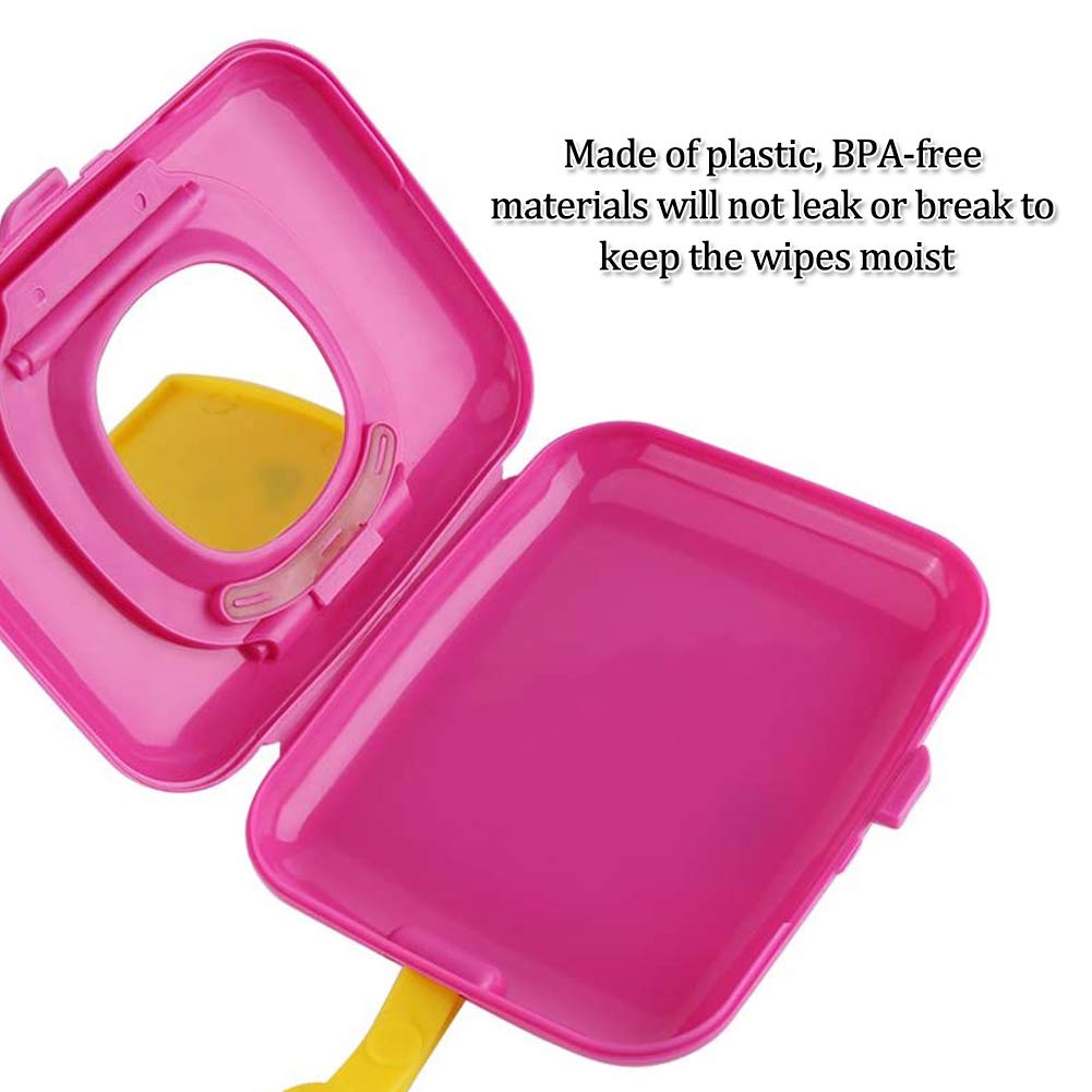 Zerodis Feuchttücherbox Panda Design | Wiederverwendbare Tasche Für Baby Feuchttücher Unterwegs