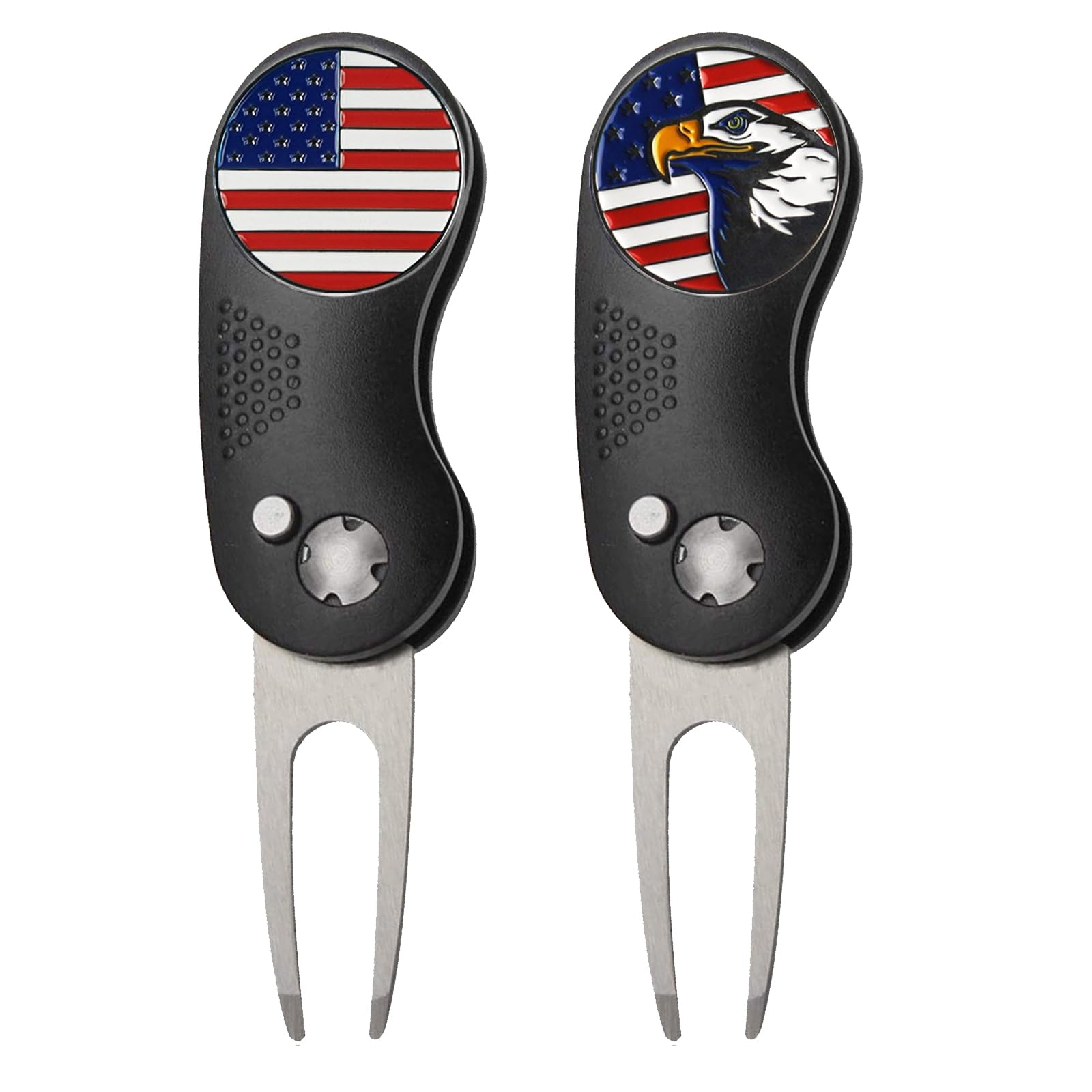FINGER TEN Golf Divot Repair Tool &amp; Ball Marker