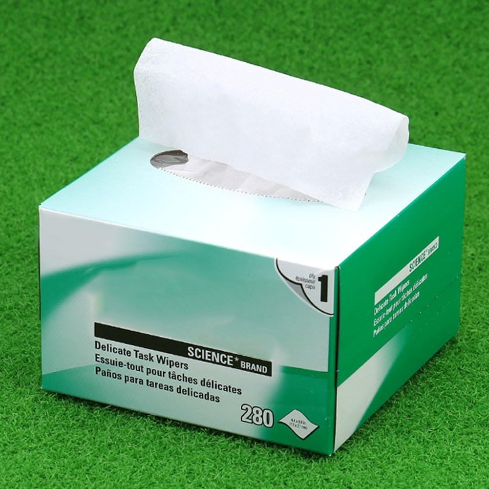 Lot de 280 lingettes à fibre optique pour nettoyer les équipements électroniques et de laboratoire