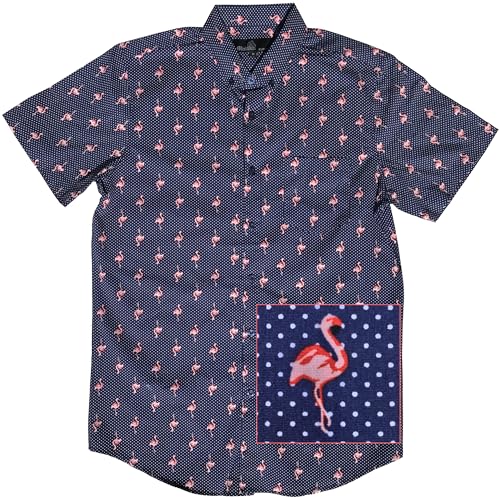 Image of Molokai Surf Button Down Slim Fit Hawaiian Short Sleeve Shirts