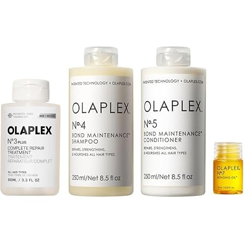 Olaplex N°.3PLUS Complete Repair Treatment: 3-minute Pre-shampoo Treatment to Immediately Repair Hair Damage for Softer, Stronger Hair | For Coily, Curly, Straight, and Wavy