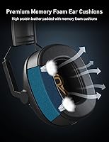 Vista 4 de SENZER SG500 Surround Sound Pro Auriculares Gaming con Micrófono de Cancelación de Ruido - Acolchado de Espuma Viscoelástica Suave - Auriculares