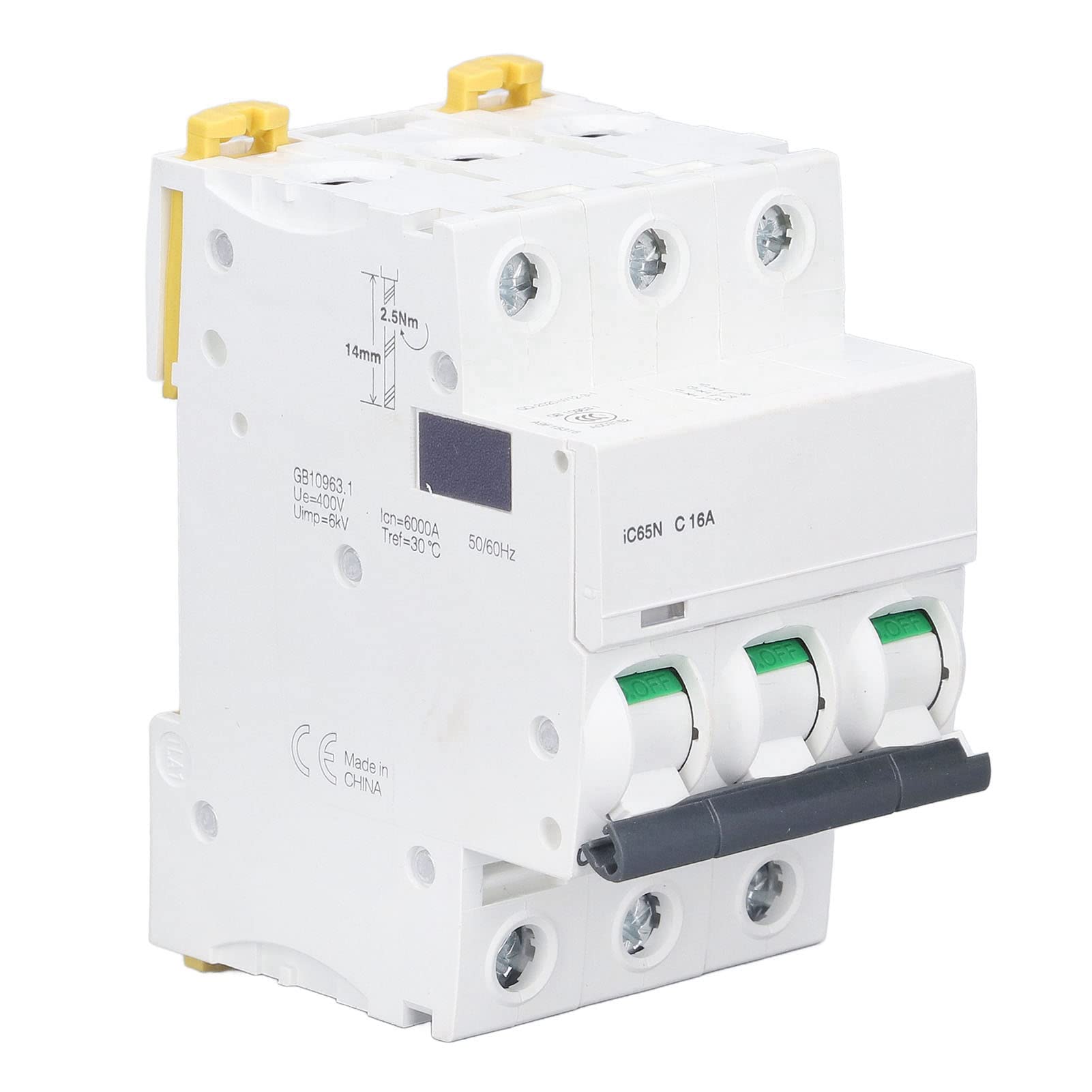 Buy Miniature Circuit Breaker, 3 Poles Short Circuit Protection Switch