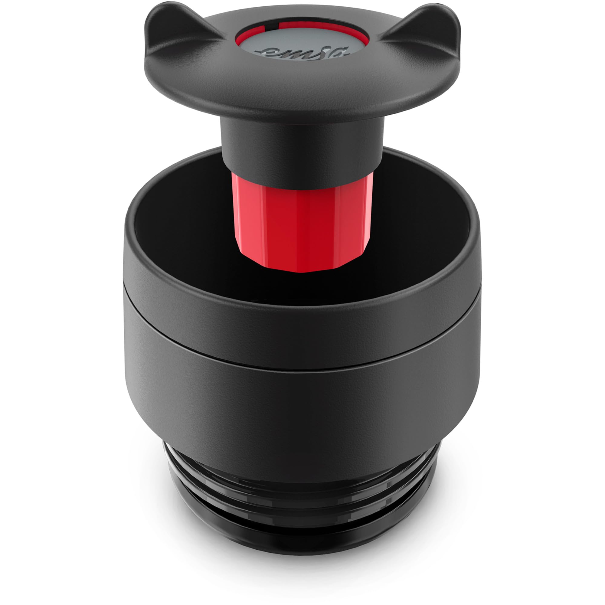 Emsa N20201 Travel Mug Classic Gobelet isotherme 0,36 l | Bouchon à vis confortable | Acier inoxydable | 4 h chaud et froid 8 h | 100% étanche | Passe au lave-vaisselle | Ouverture à 360° | Acier