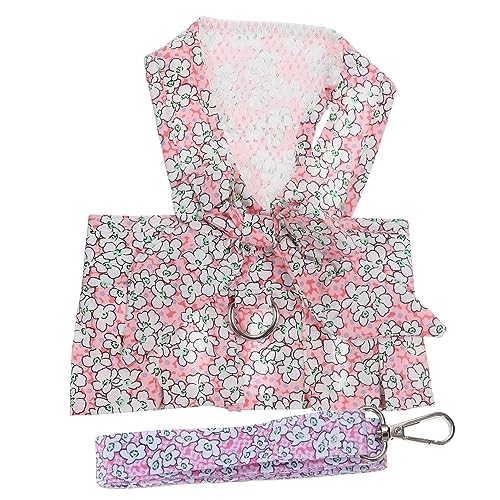 HANABASS 1 セット 犬用ロープリーシュ 犬の鎖 ペットアウトドア用品 大型犬用リード 子犬用ハーネス 犬の銃口 小さなペットの ロープ 子猫の脱走防止ハーネス ペット用品 ポリエステル