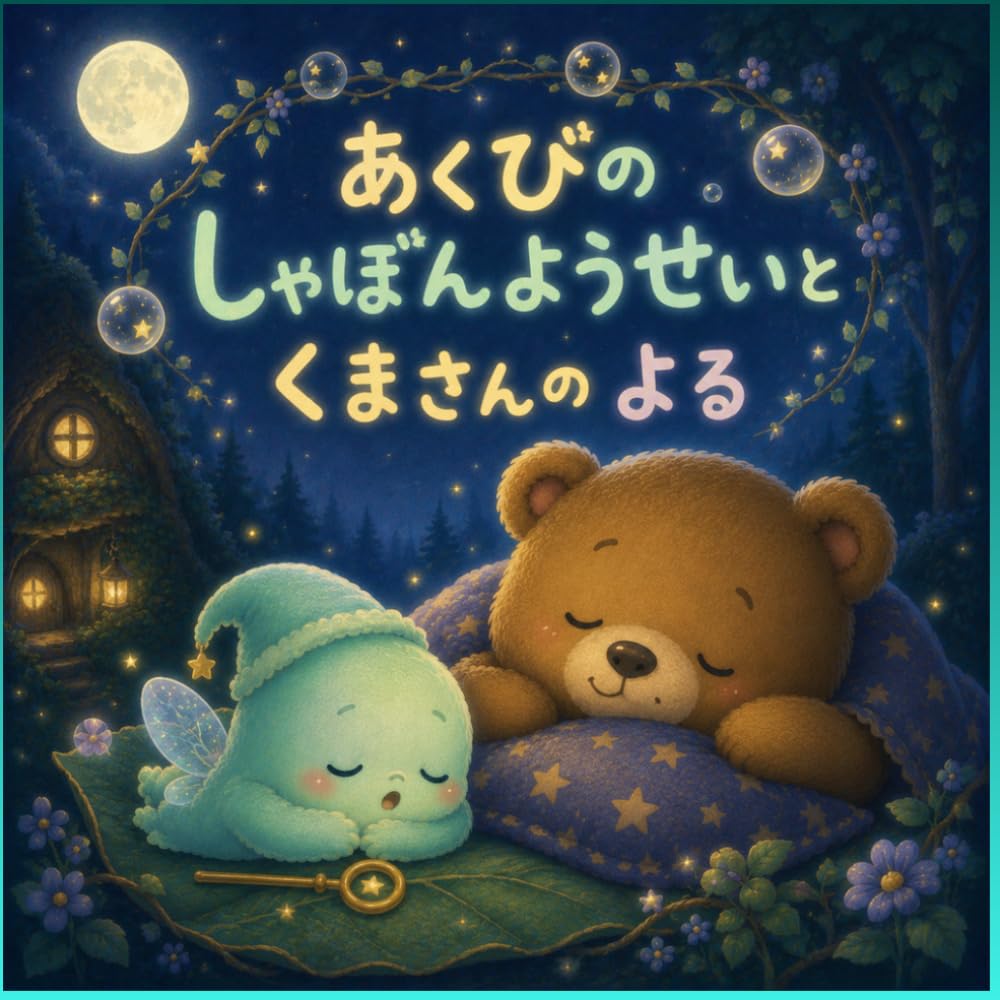 あくびのしゃぼんようせいと くまさんの よる: おやすみまえのよみきかせえほん