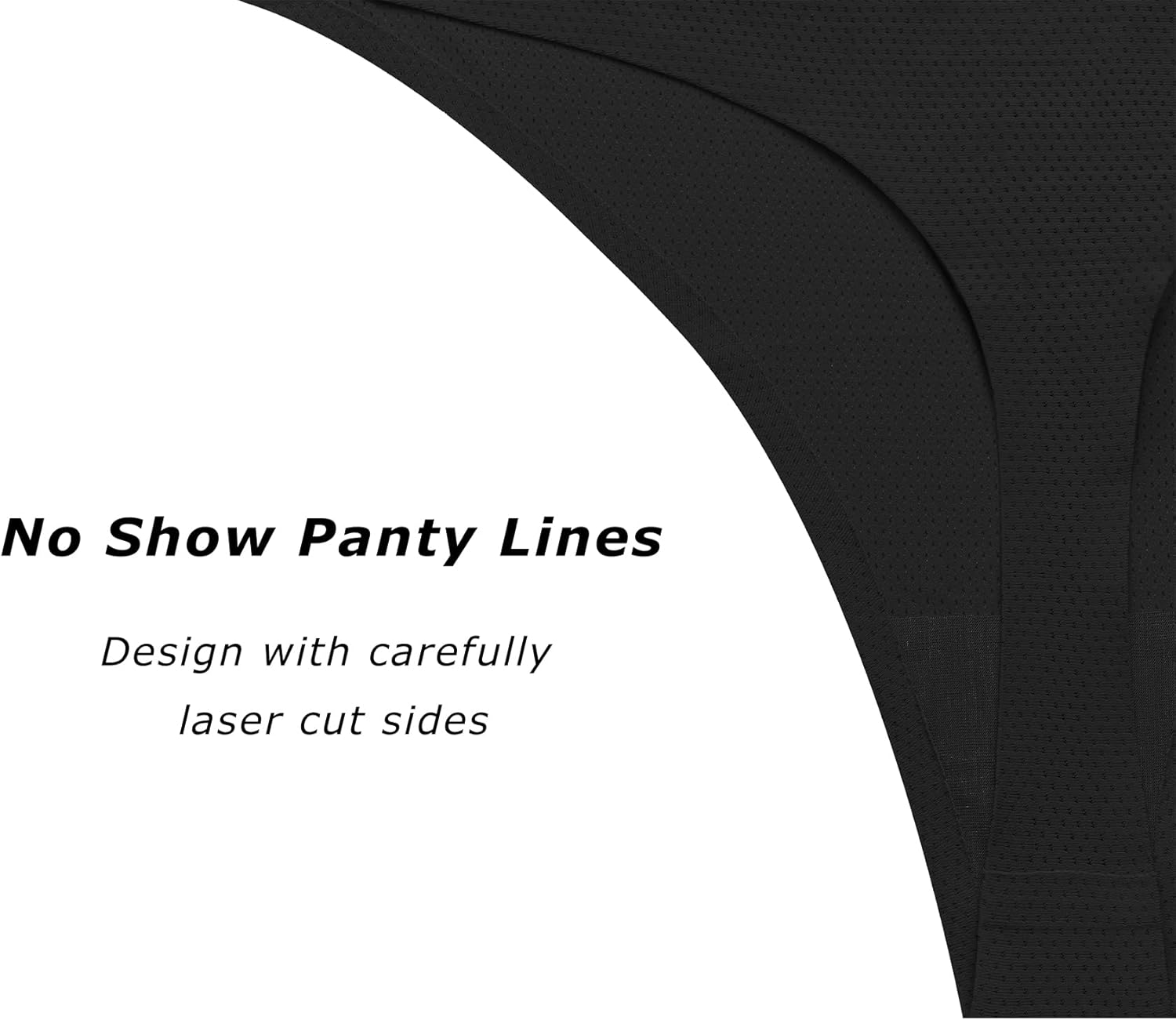 CRISAN Seamless Thongs for Women Nylon No Show Thong Underwear Women 6 Pack - Image 3