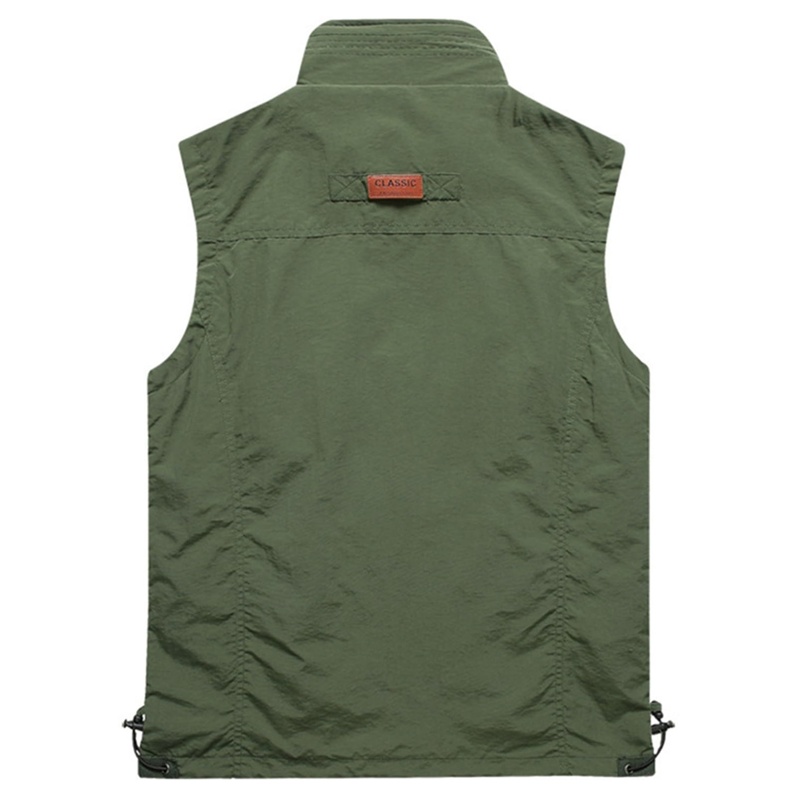 Wygwlg Gilet da fotografo per esterni da uomo, gilet estivo da viaggio per pesca da lavoro, gilet multitasche leggero senza maniche