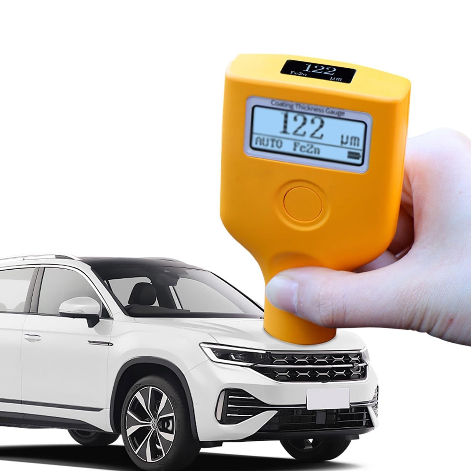 Medidor De Espesor De Pintura Automotriz Sonda Rubino Acero Aluminio