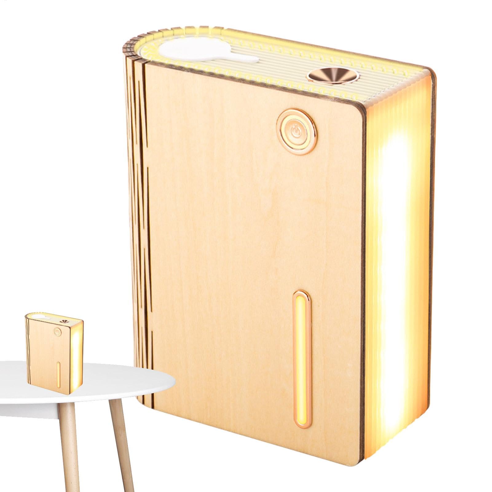 Humidificateur de lumière de nuit design livre, l'idée cadeau maison