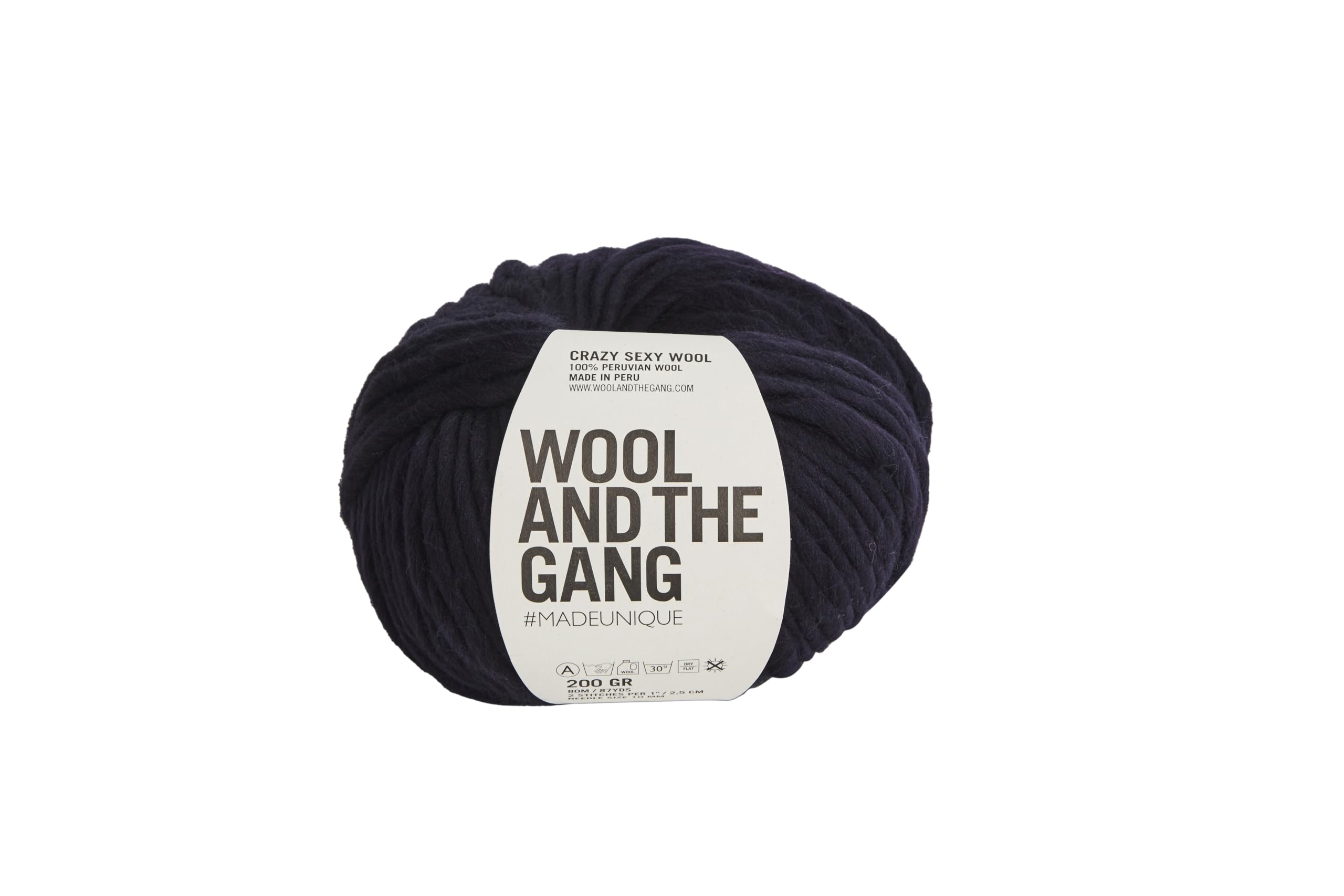 Wool and the Gang Crazy Sexy Wool, Midnight Blue (55), 200g