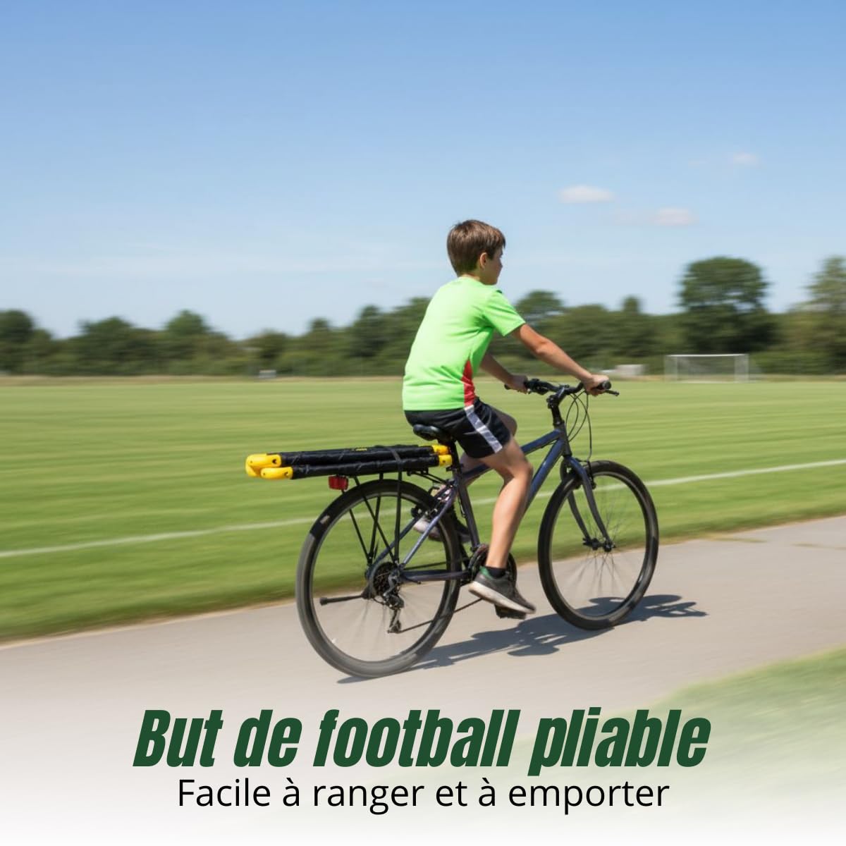 Umbro Cage de Foot Enfant 90 x 59 x 61 cm Kit Entrainement Football Exterieur Interieur Noir/Jaune