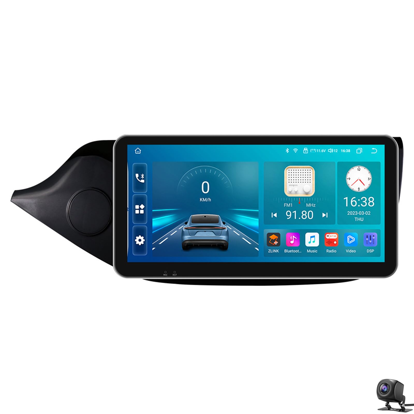 Litegauge 10.33Inch Car Stereo For K-Ia Ceed 2012 2013 2014 2015 2016 Wireless Carplay Android Auto Touch Screen Android 15 Radio Dsp Wifi Gps Swc Bluetooth Fm Rds Ahd Backup Camera(Size:8 Core 8+128G,Color:10.33inch)