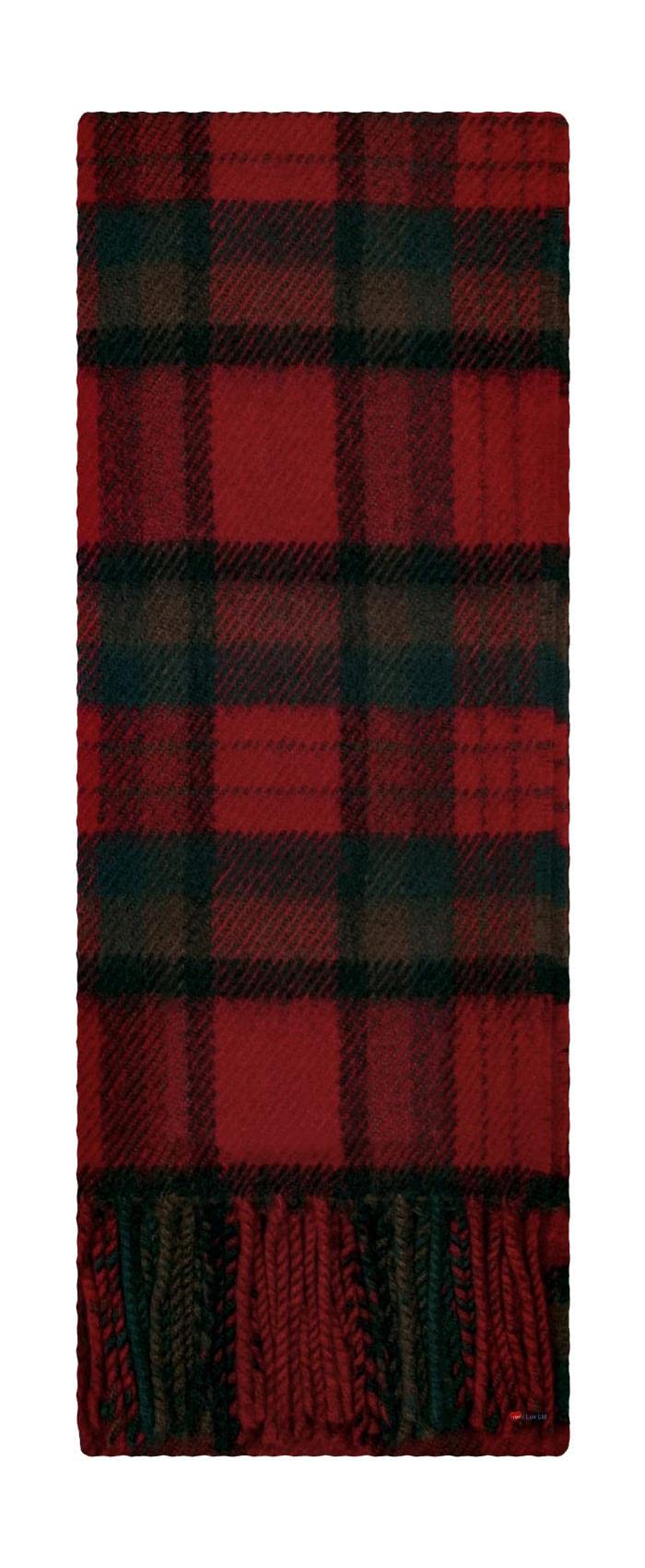 I LUV LTD Irish Tartan Plaid Scarf County Tipperary Unisex 100% Lambswool
