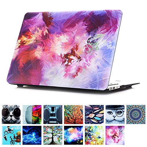 YMIX Plastic Cover Snap on Hard Protective Case for MacBook Pro 13"