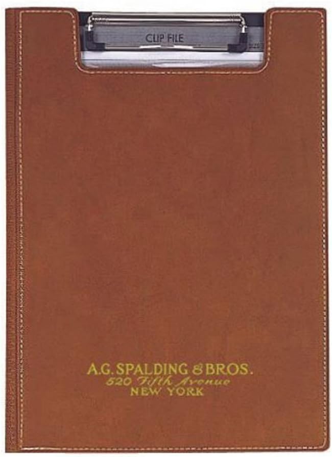 Raymay Fujii BRF188C Clip File, Spalding Bros, A4, Brown