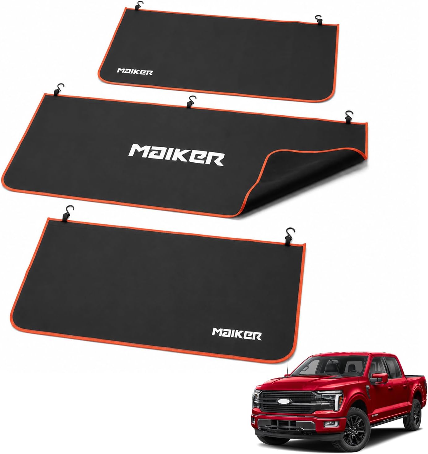 MAIKER Fender Covers for Mechanics with 7 Metal Hooks -X Large Extra Thick