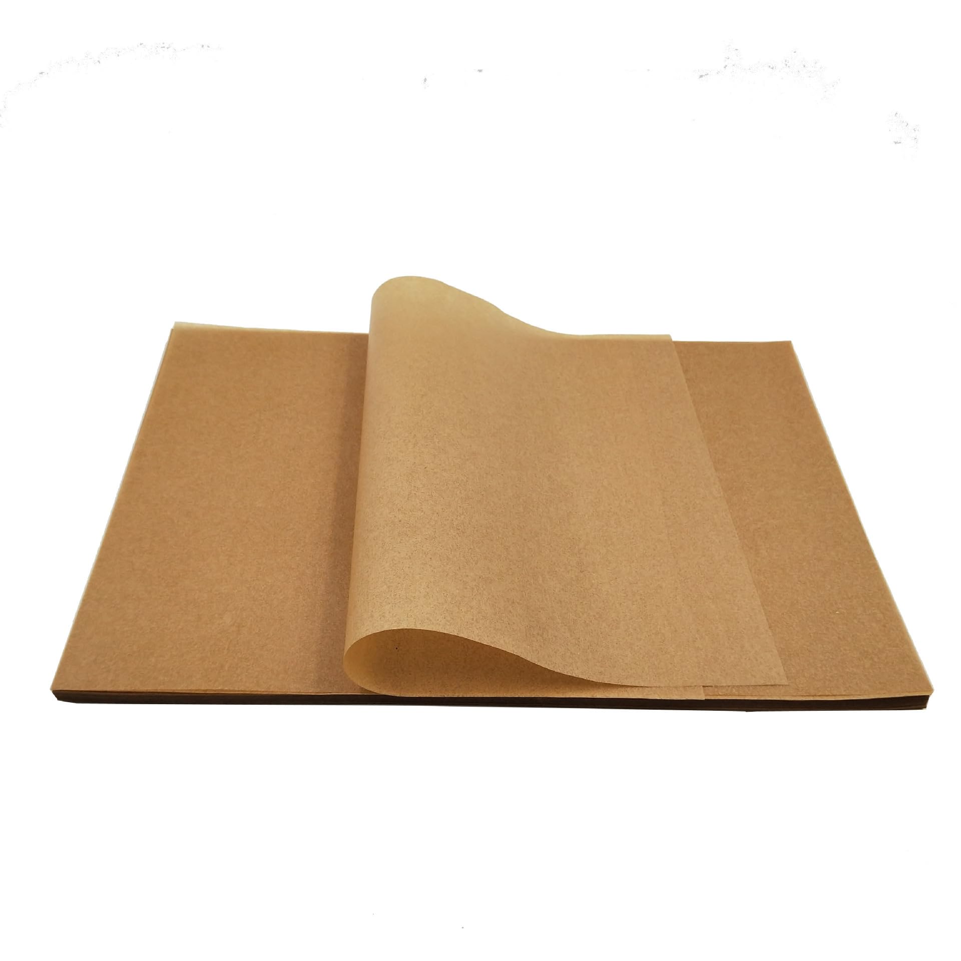 Hojas de papel para hornear, hojas de papel a prueba de grasa, papel de pergamino para hornear, papel de horno, hojas antiadherentes precortadas sin blanquear, 43 x 66 cm, paquete de 200