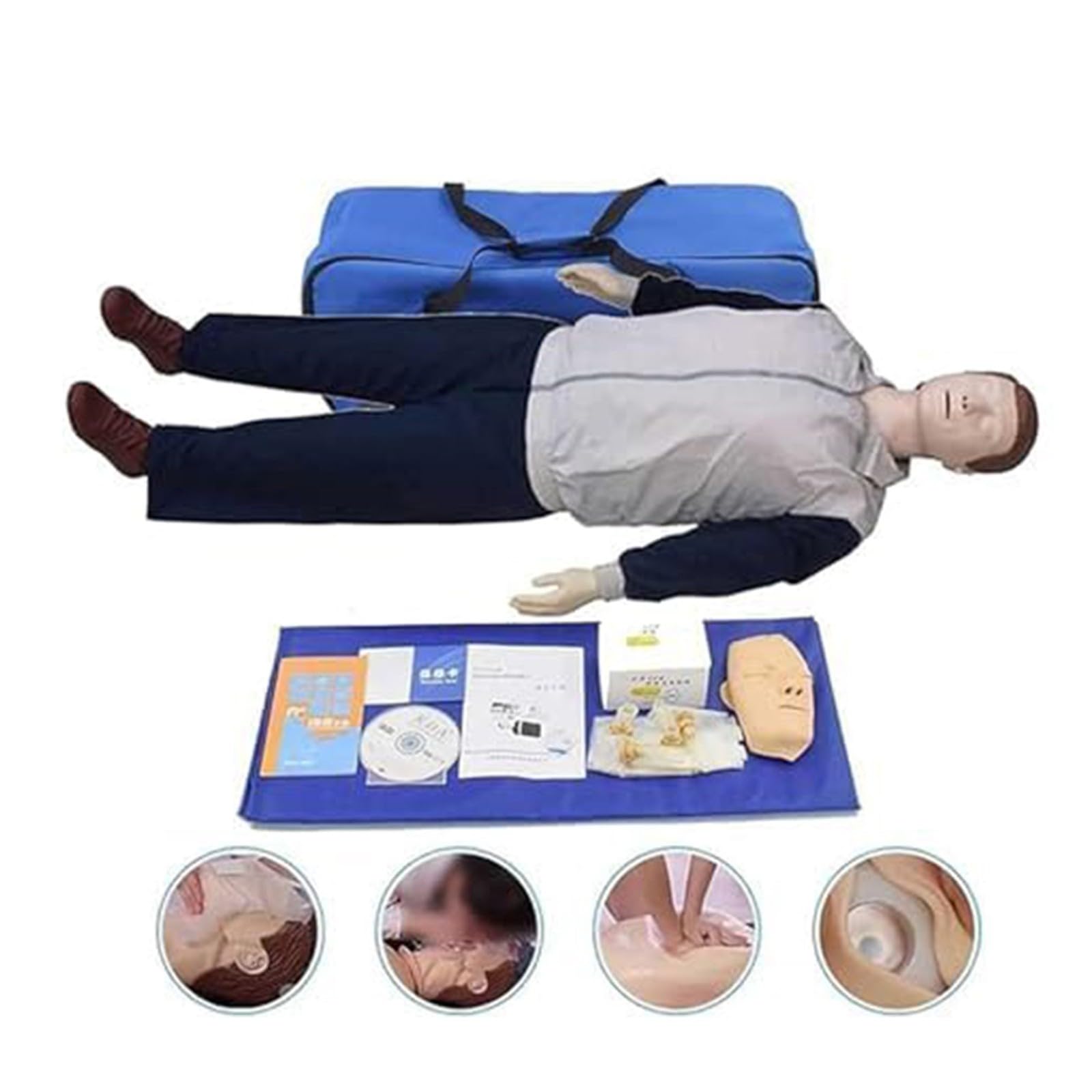 Mannequin De Formation Aux Premiers Secours En RCR Pour Adultes Avec Sac De Transport Pour Formation Aux Premiers Secours Pour La Formation À La Respiration Artificielle A