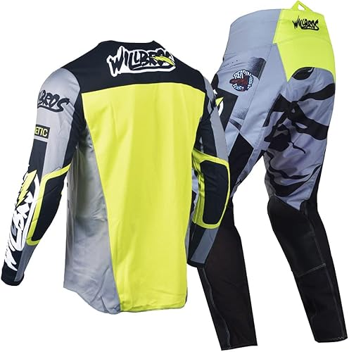 Miniatura 4 de Conjunto de pantalones de motocross para hombre, motocross, motocross, motocross, ropa de carreras para mujeres y adultos